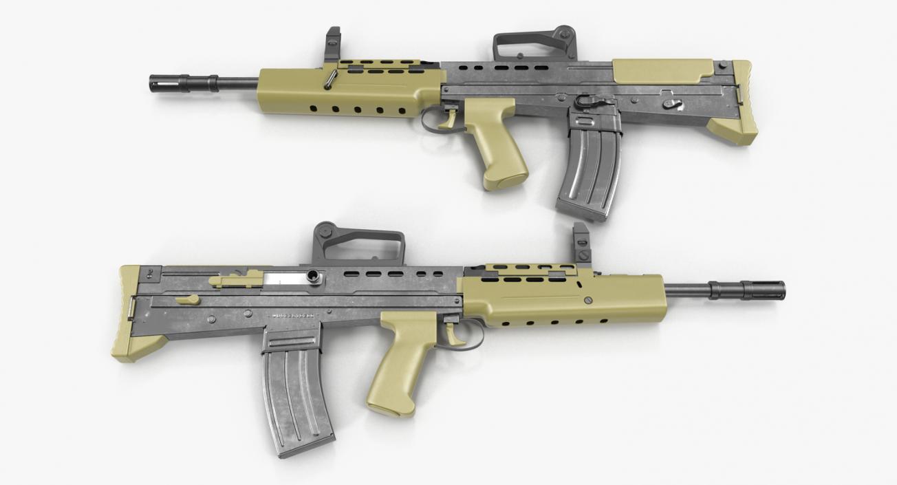 Bullpup Assault Rifle L85A2 3D