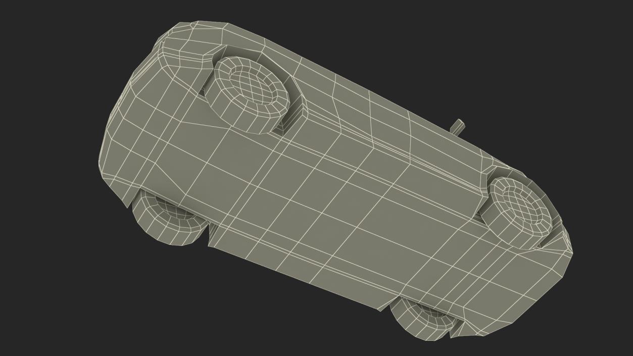 3D model Low Poly Stylized Model Car Sedan 2