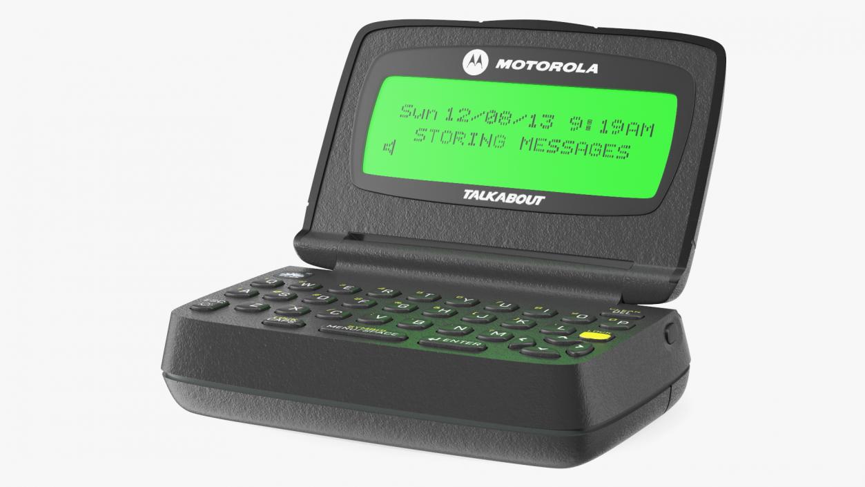 MOTOROLA T900 Pager with Screen On 3D model