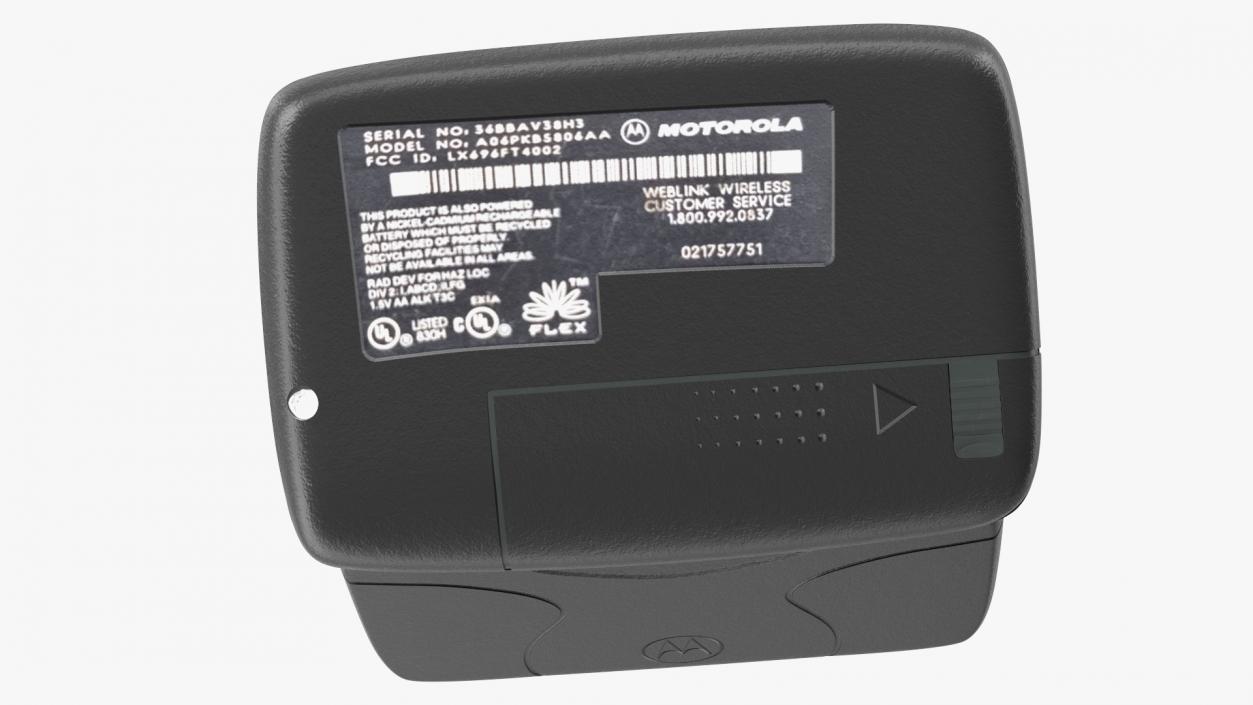 MOTOROLA T900 Pager with Screen On 3D model