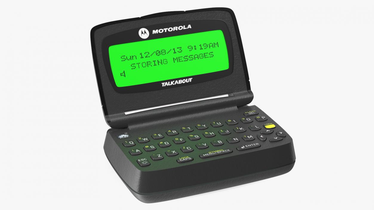 MOTOROLA T900 Pager with Screen On 3D model