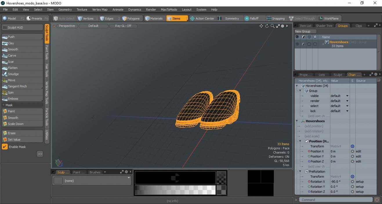 3D model Hovershoes