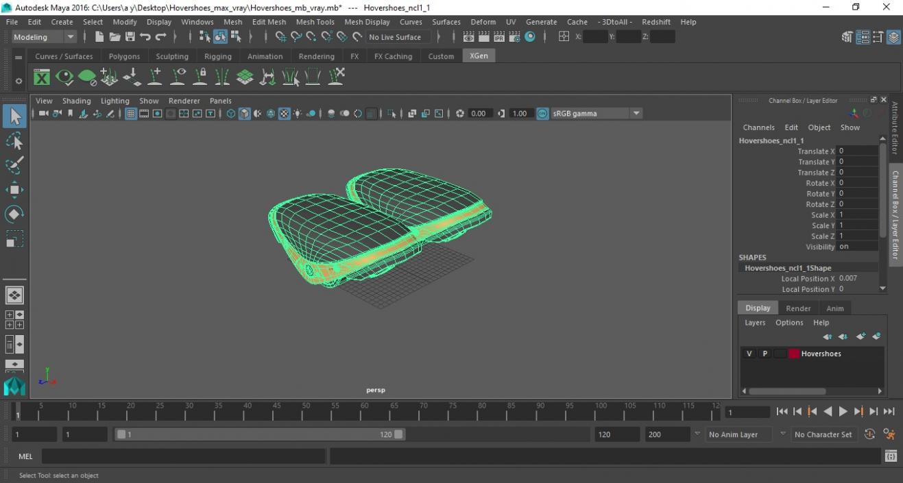 3D model Hovershoes