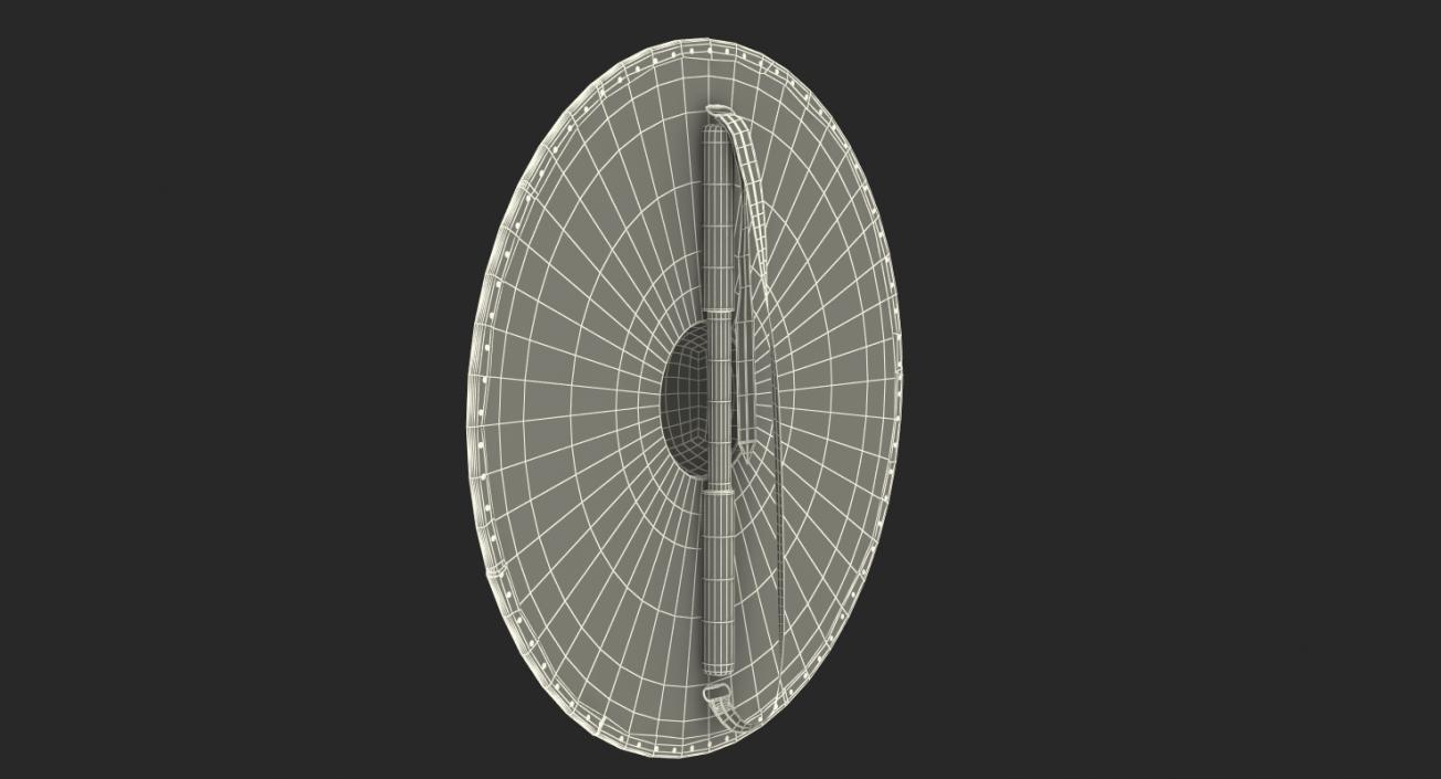 3D Round Medieval Shields Collection model