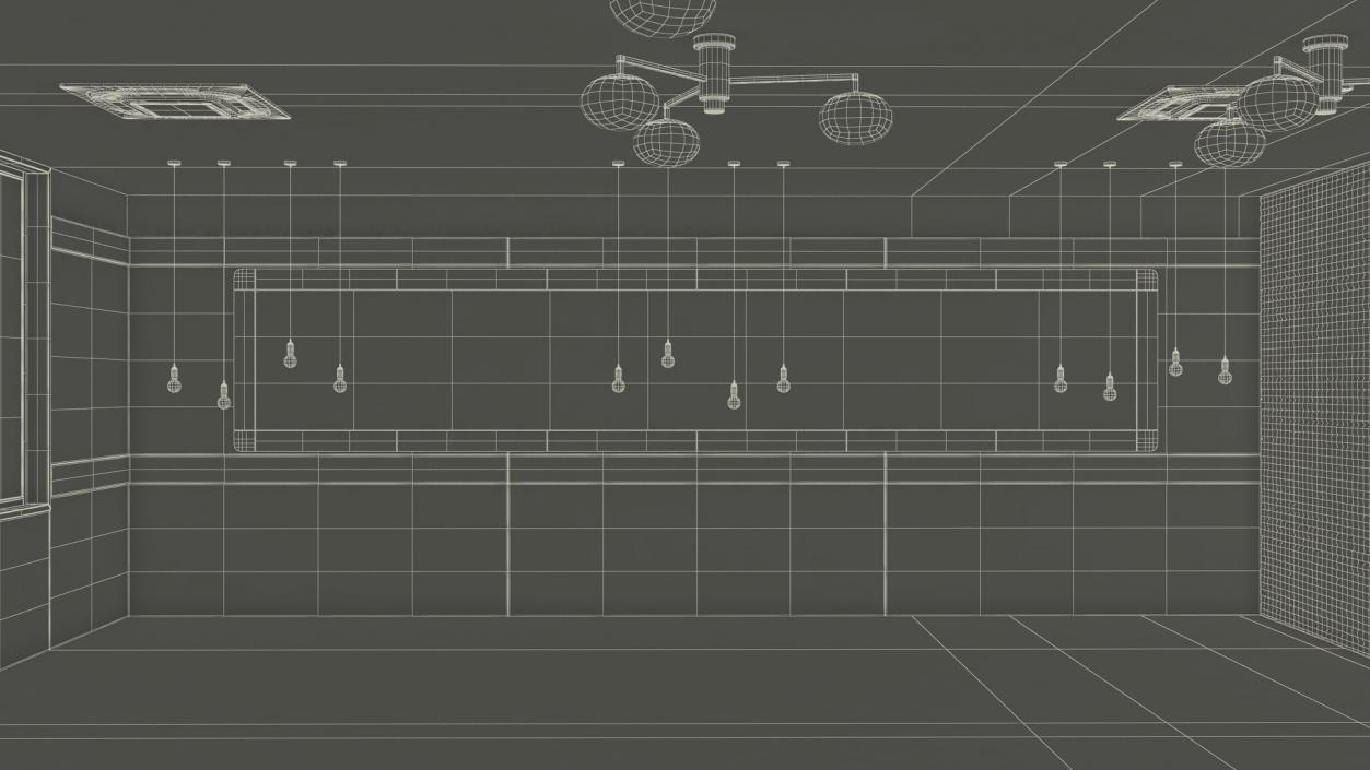 3D model Empty Bar Space