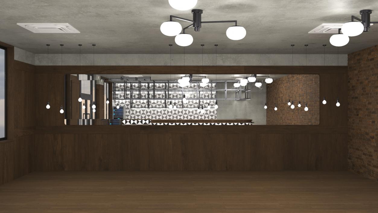 3D model Empty Bar Space