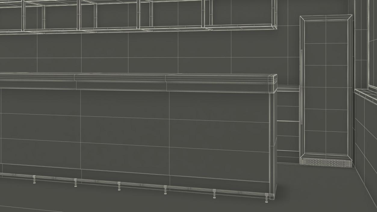 3D model Empty Bar Space