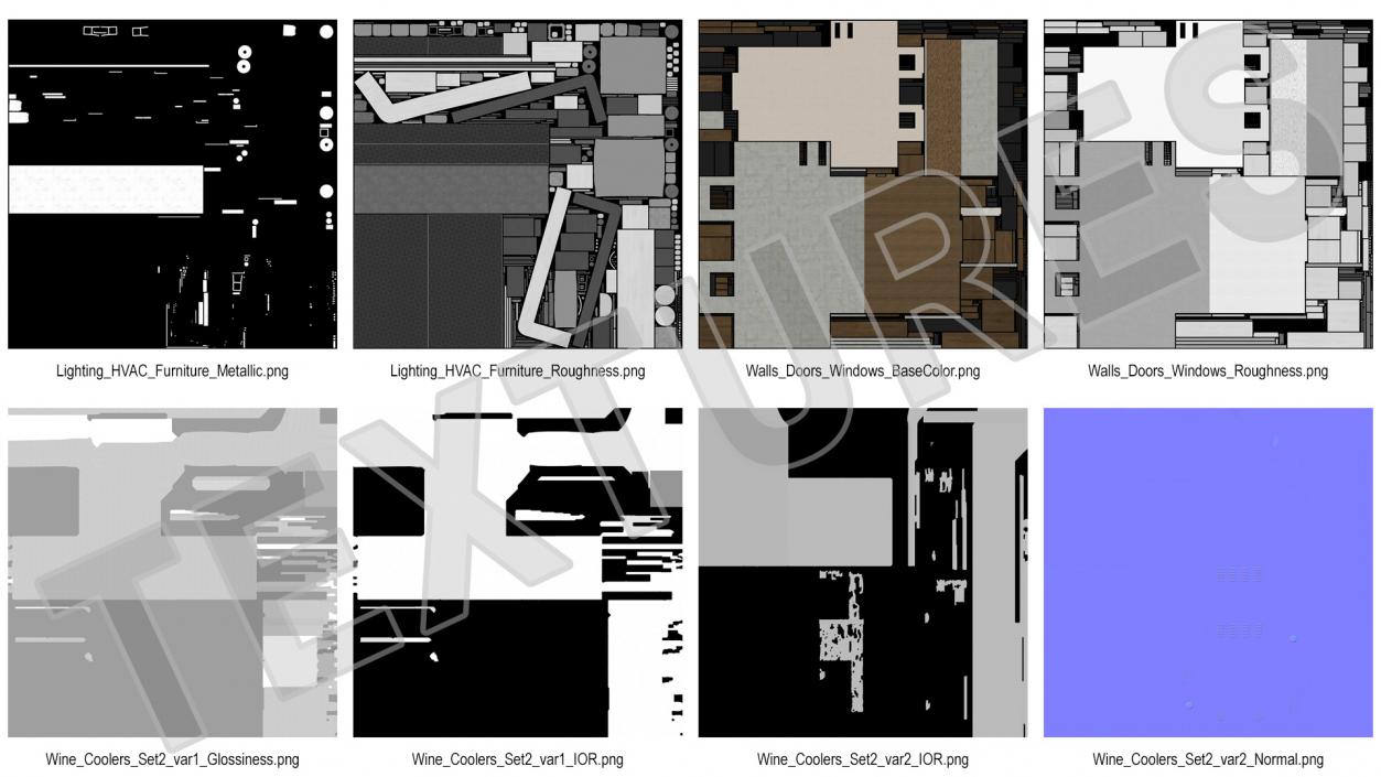 3D model Empty Bar Space