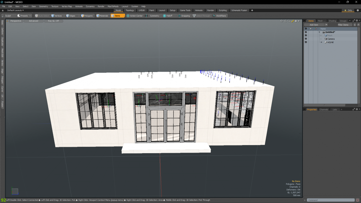 3D model Empty Bar Space