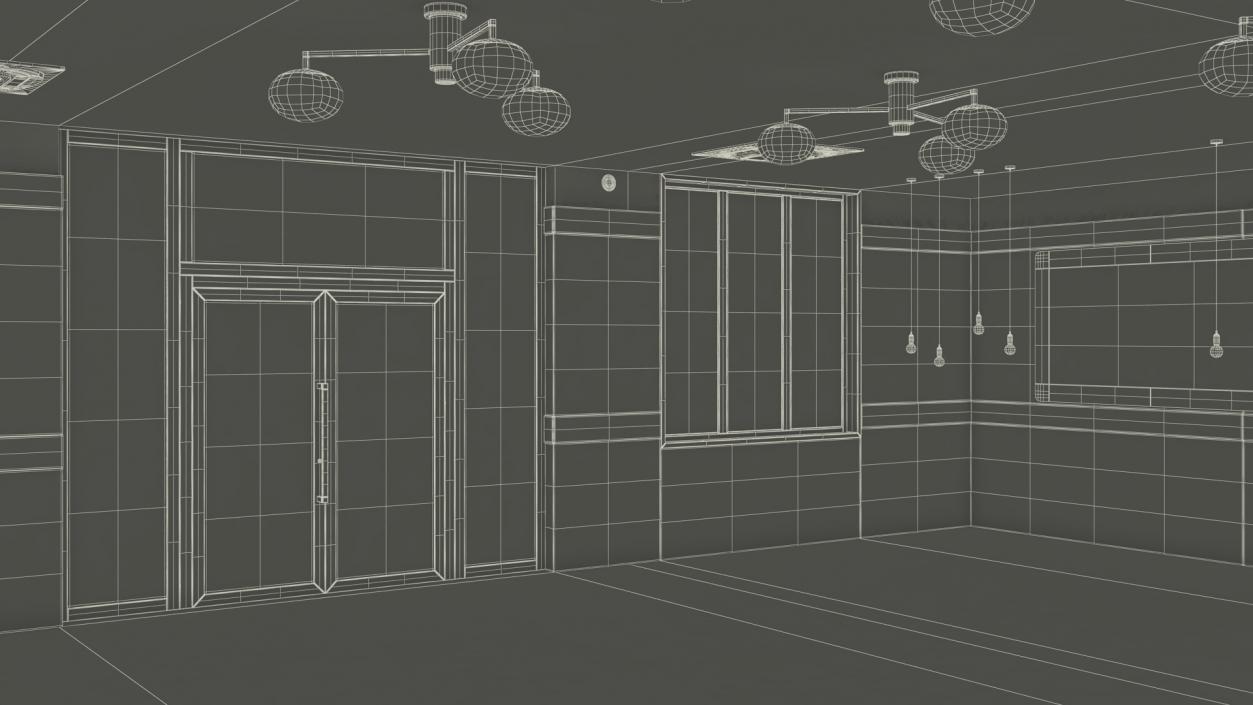 3D model Empty Bar Space