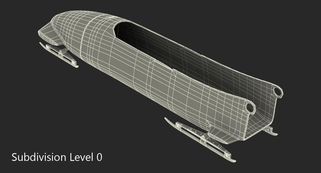 Bobsled Four Person Team GB 3D