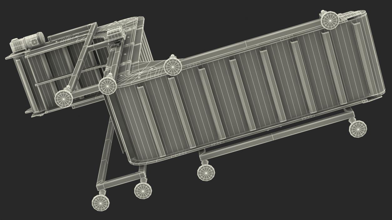 Vertical Conveyor Rigged 3D model