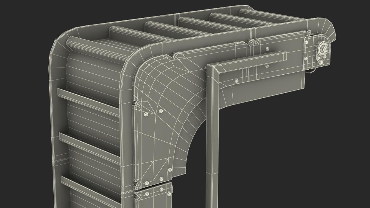 Vertical Conveyor Rigged 3D model