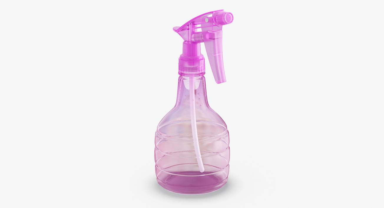 3D Empty Spray Bottle model