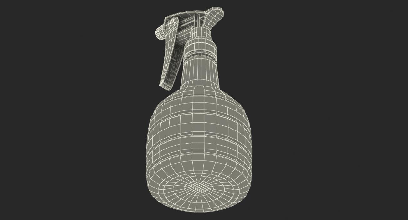 3D Empty Spray Bottle model