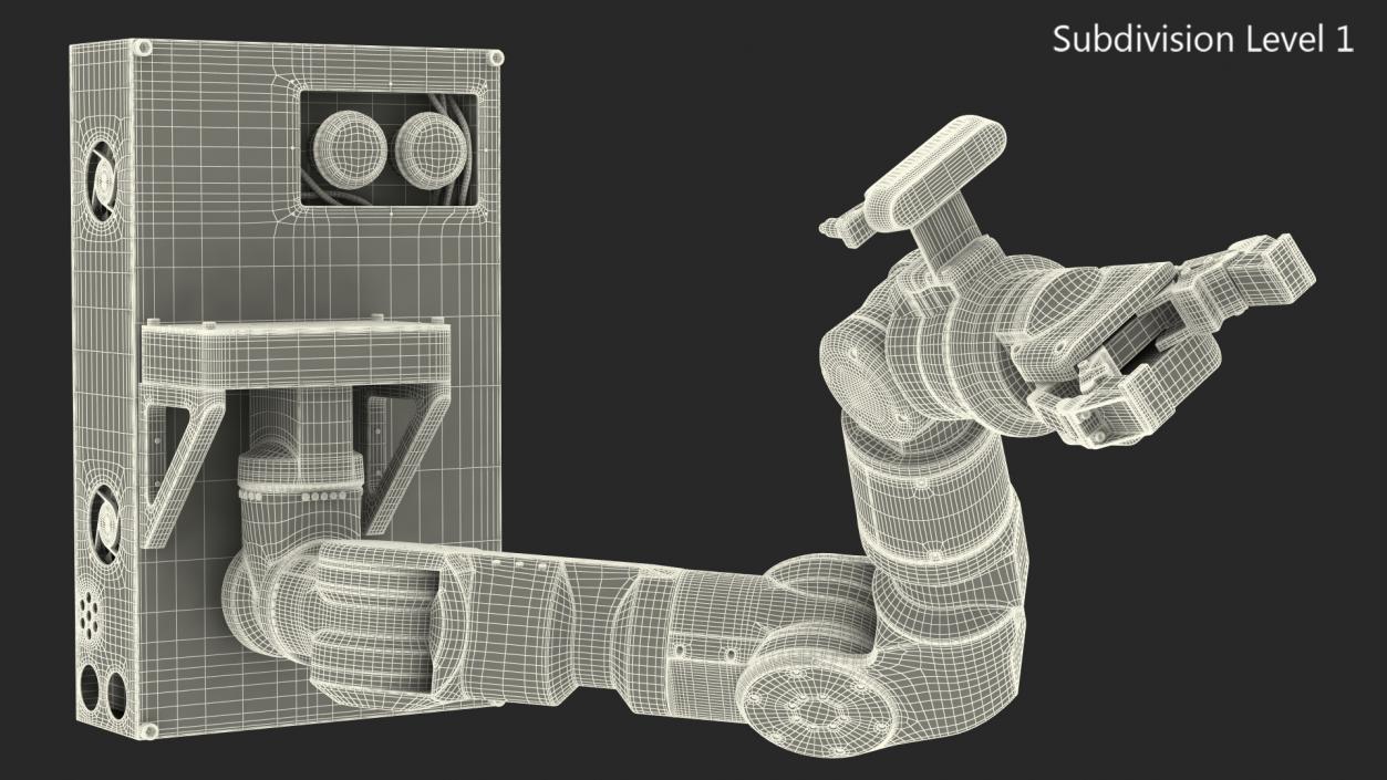 3D model GITAI S1 Space Robot Work