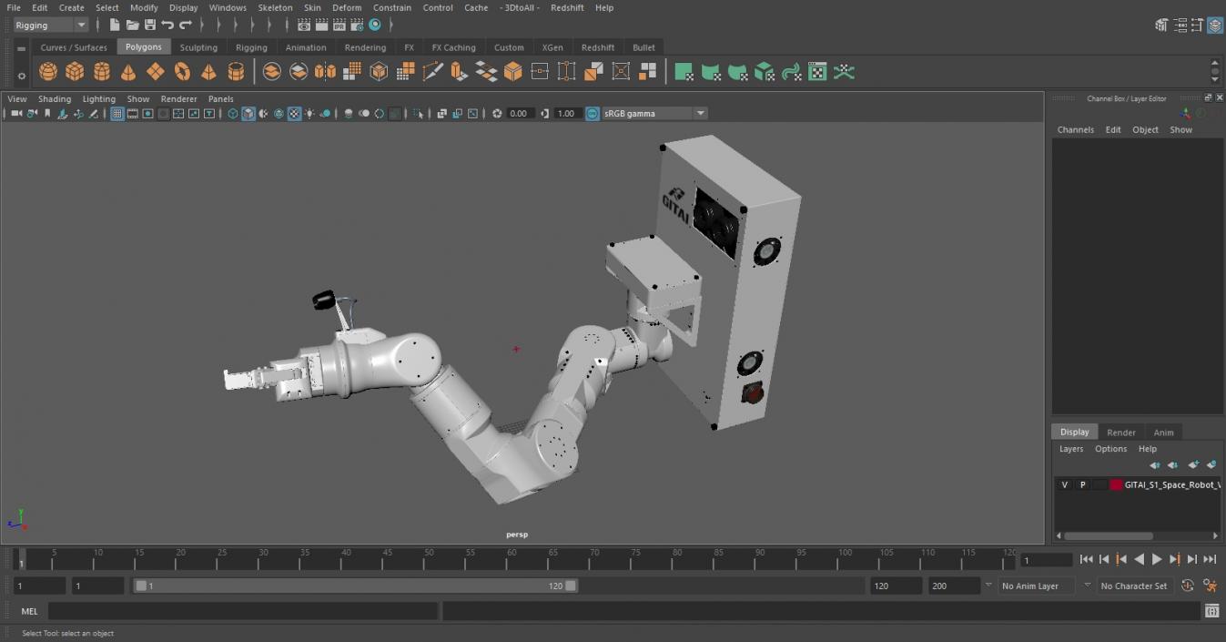 3D model GITAI S1 Space Robot Work