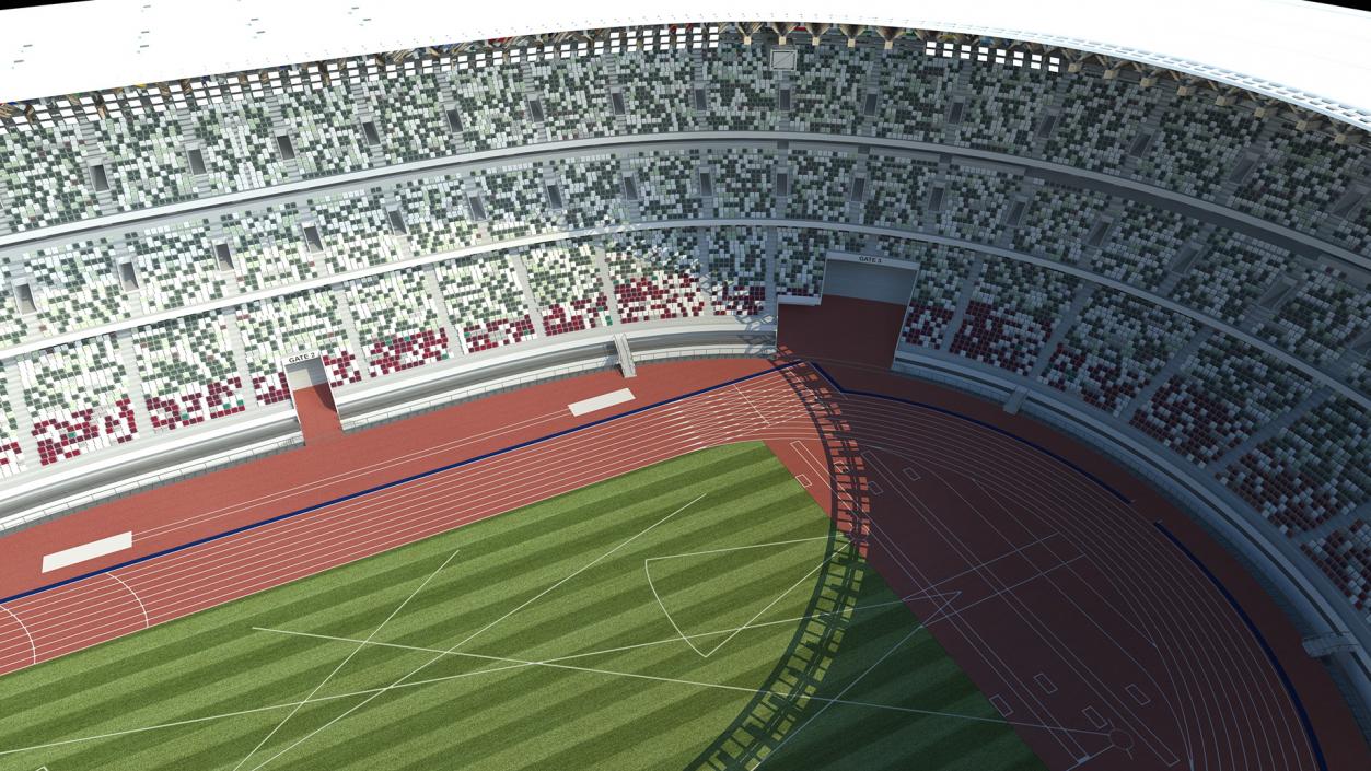 Multi-Purpose Olympic Stadium 3D model