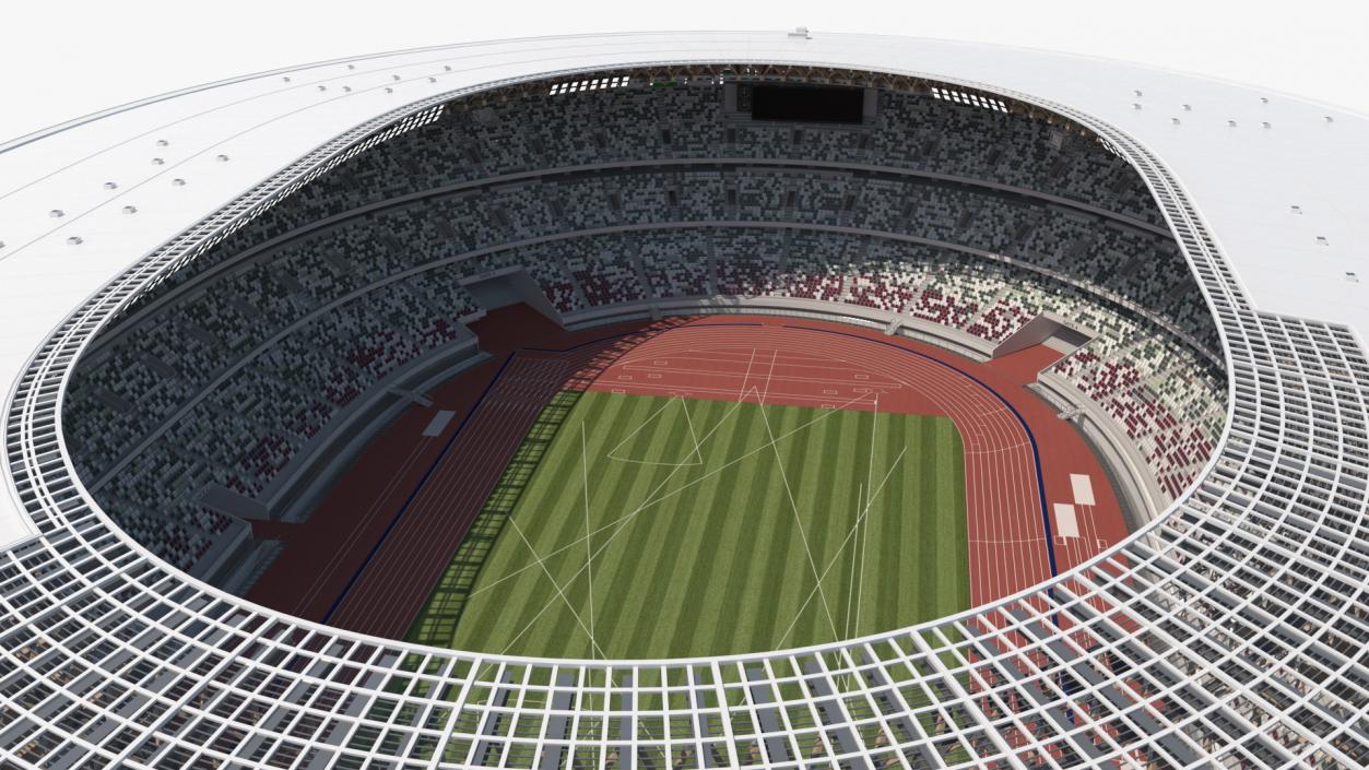 Multi-Purpose Olympic Stadium 3D model