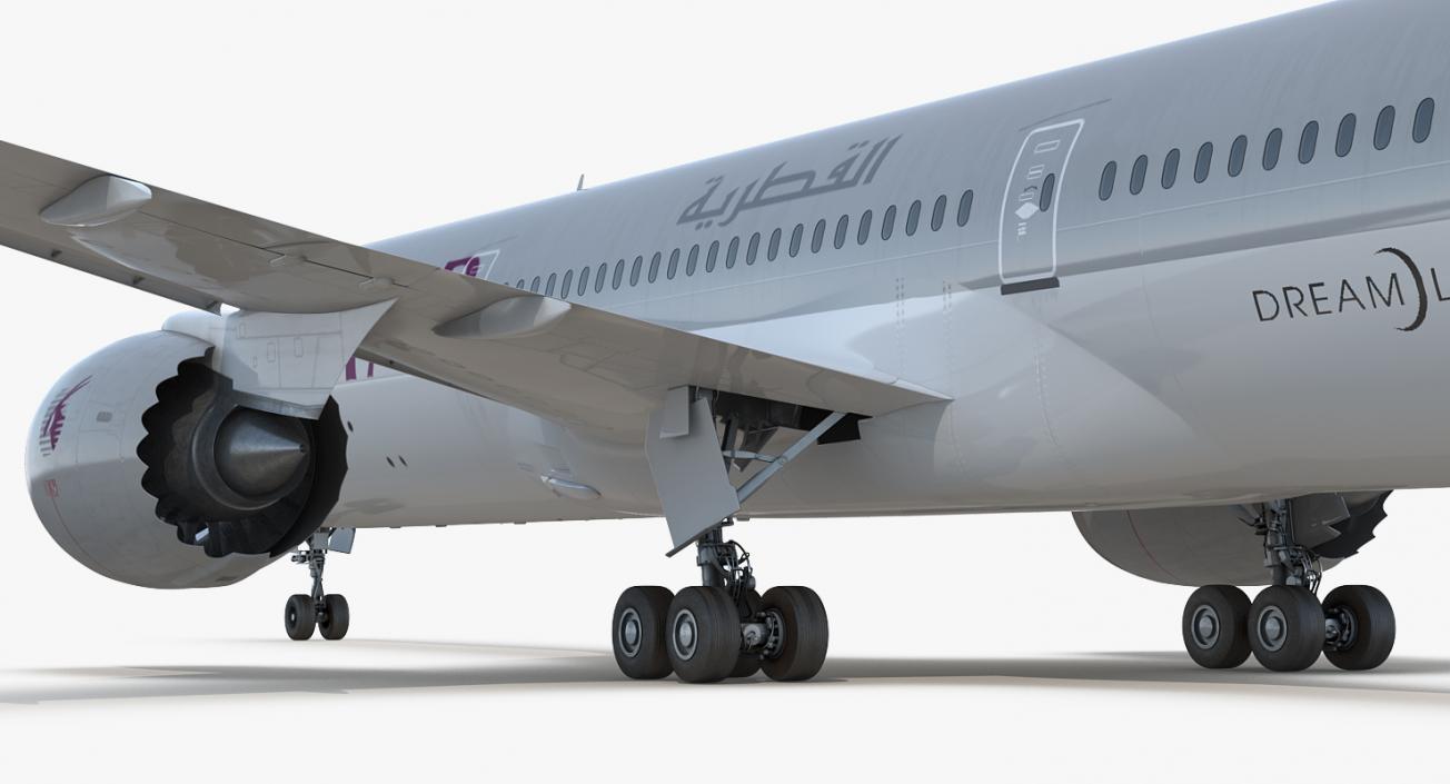 Boeing 787-9 Dreamliner QATAR 3D model