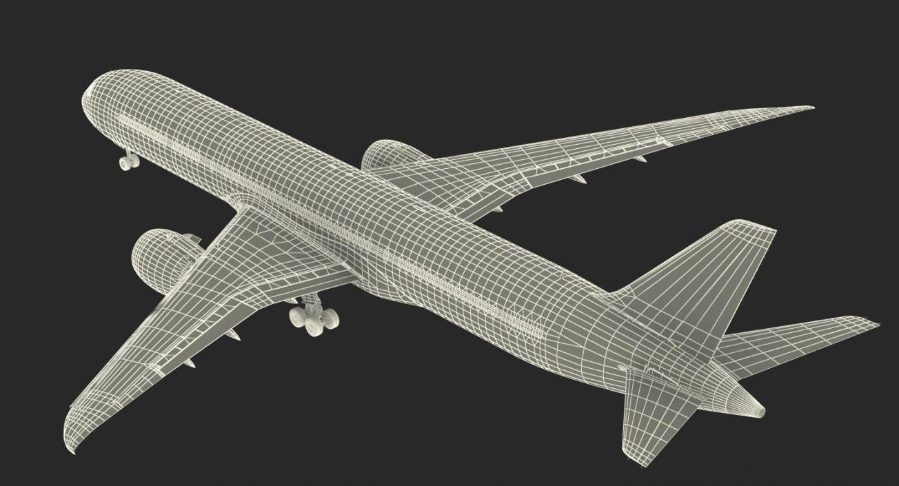 Boeing 787-9 Dreamliner QATAR 3D model