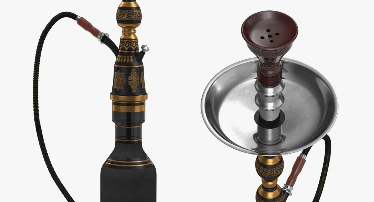 Cigarette Hookah and Tobacco Pipe 3D Models Collection 3D model