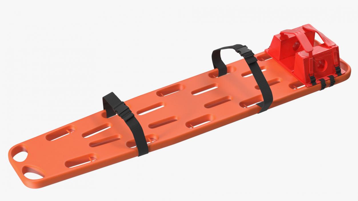 3D Spinal Board Stretcher with Manikin(1) model