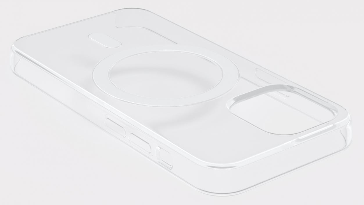 3D iPhone 12 mini Clear Case with MagSafe model