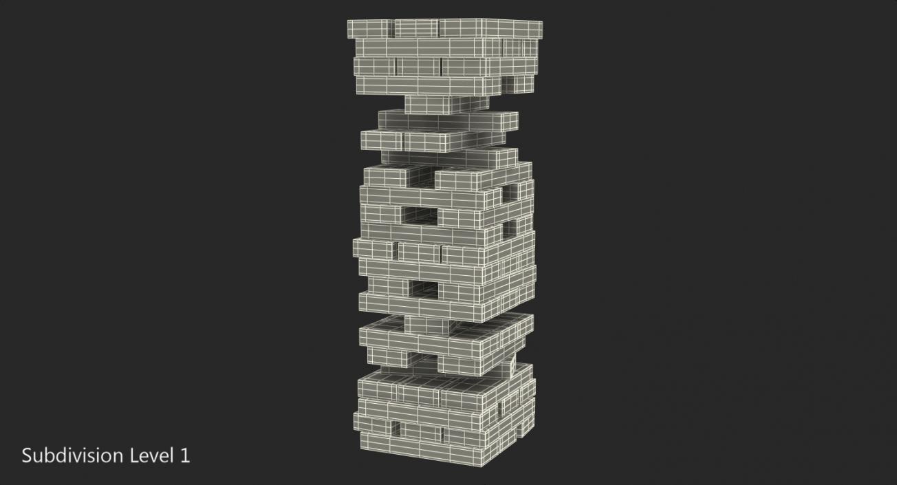 3D Jenga Tower