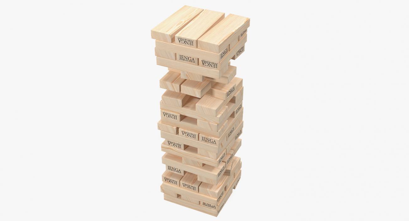 3D Jenga Tower