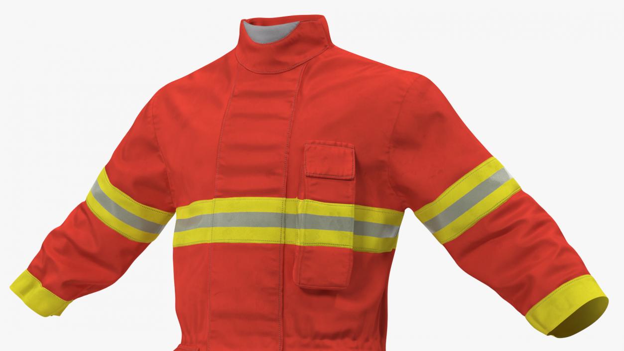 Firefighting Coat 3D