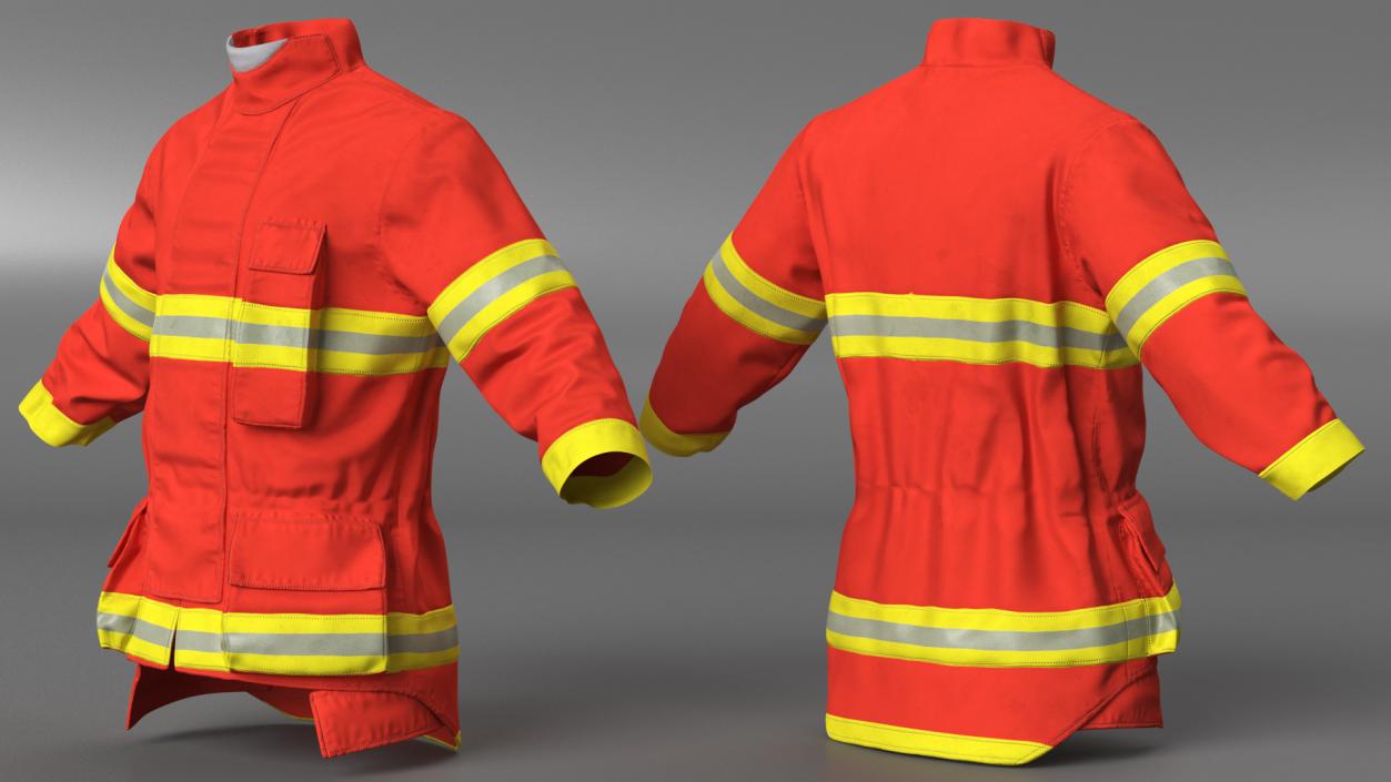 Firefighting Coat 3D