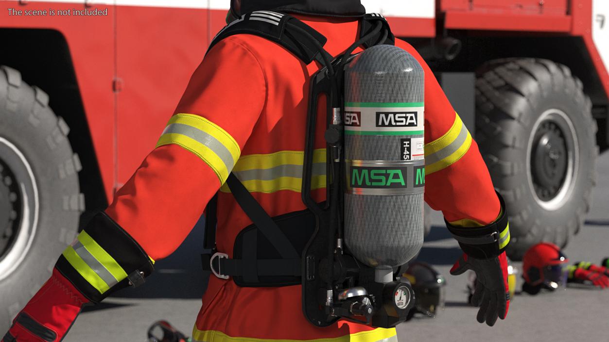 Firefighting Coat 3D