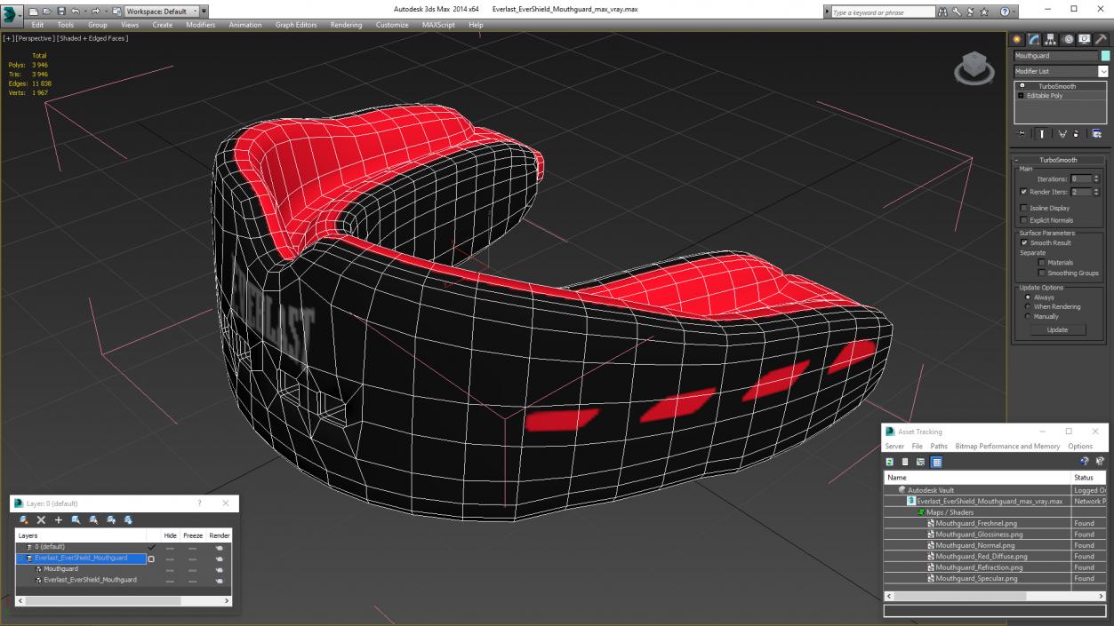 3D model Everlast EverShield Mouthguard