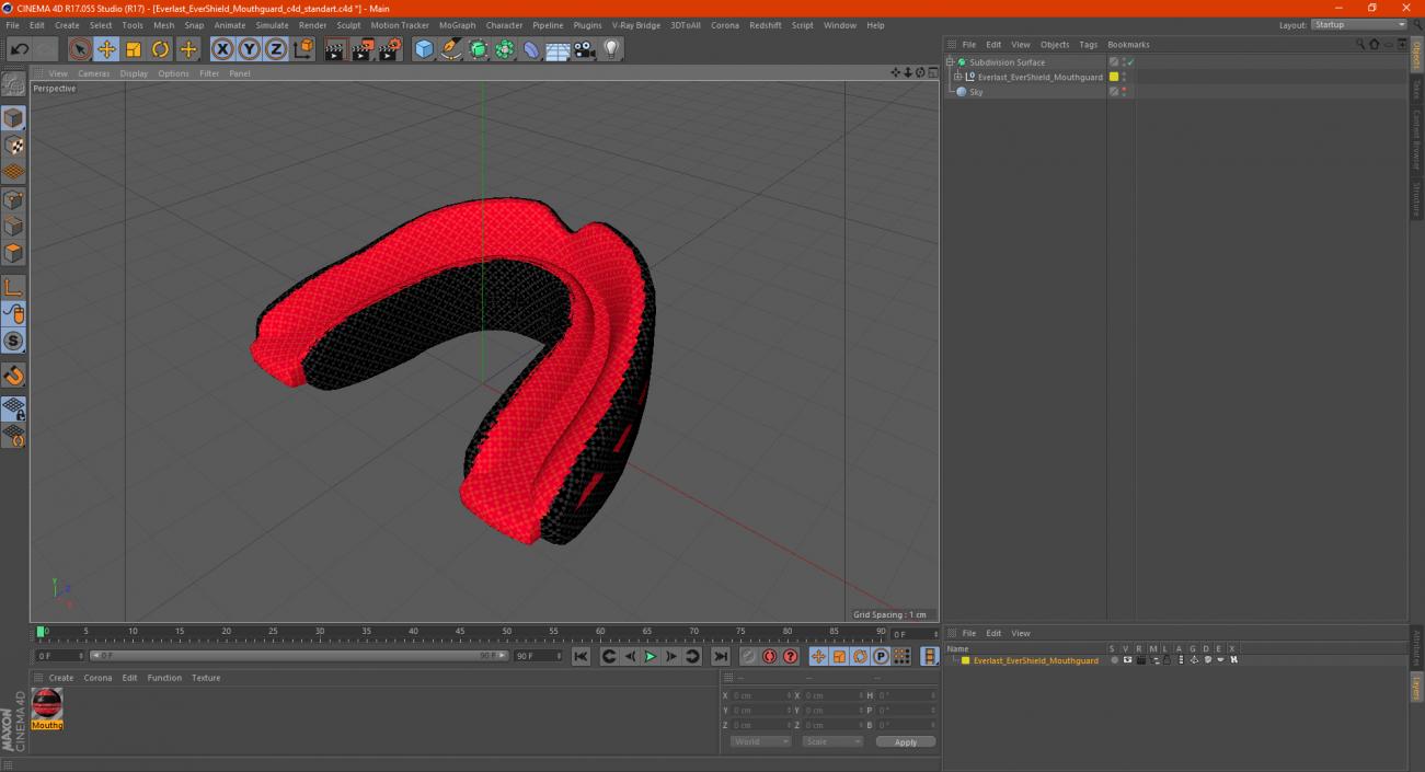 3D model Everlast EverShield Mouthguard