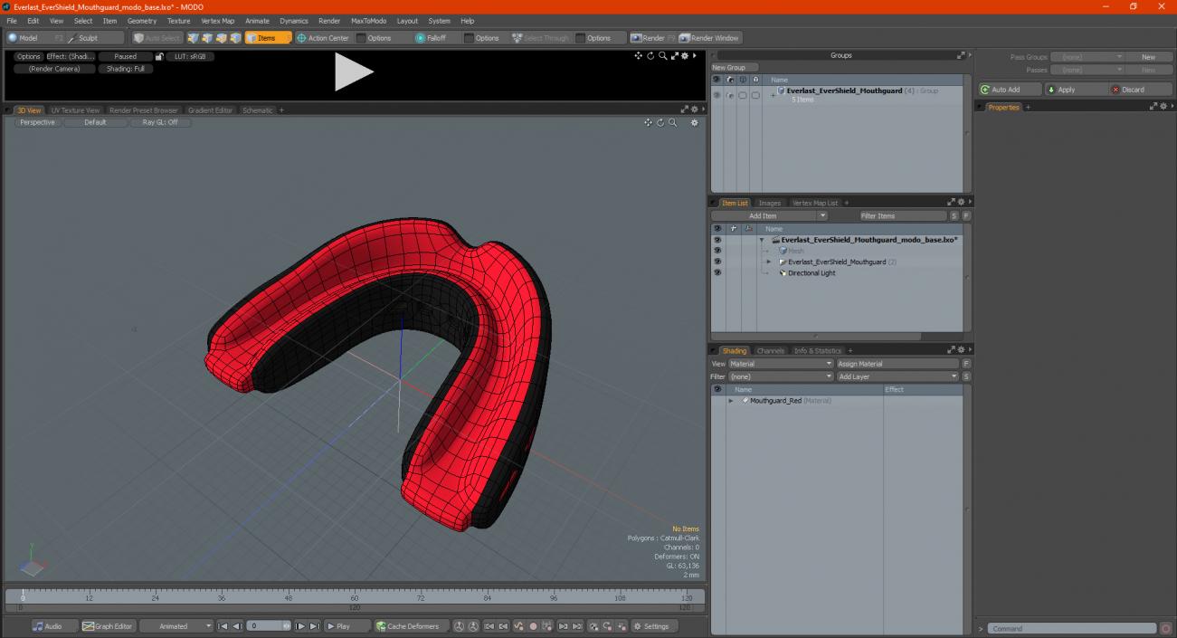 3D model Everlast EverShield Mouthguard