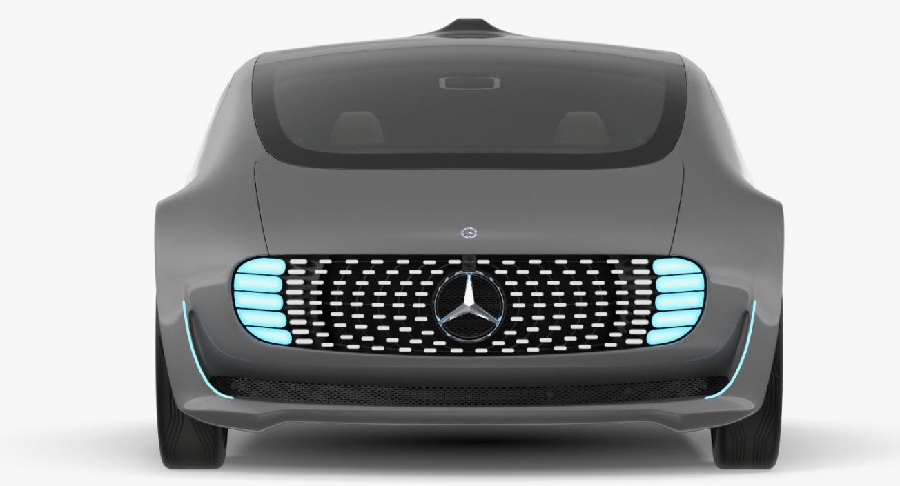 Mercedes Benz F015 Self Driving Car Concept Rigged for Maya 3D model