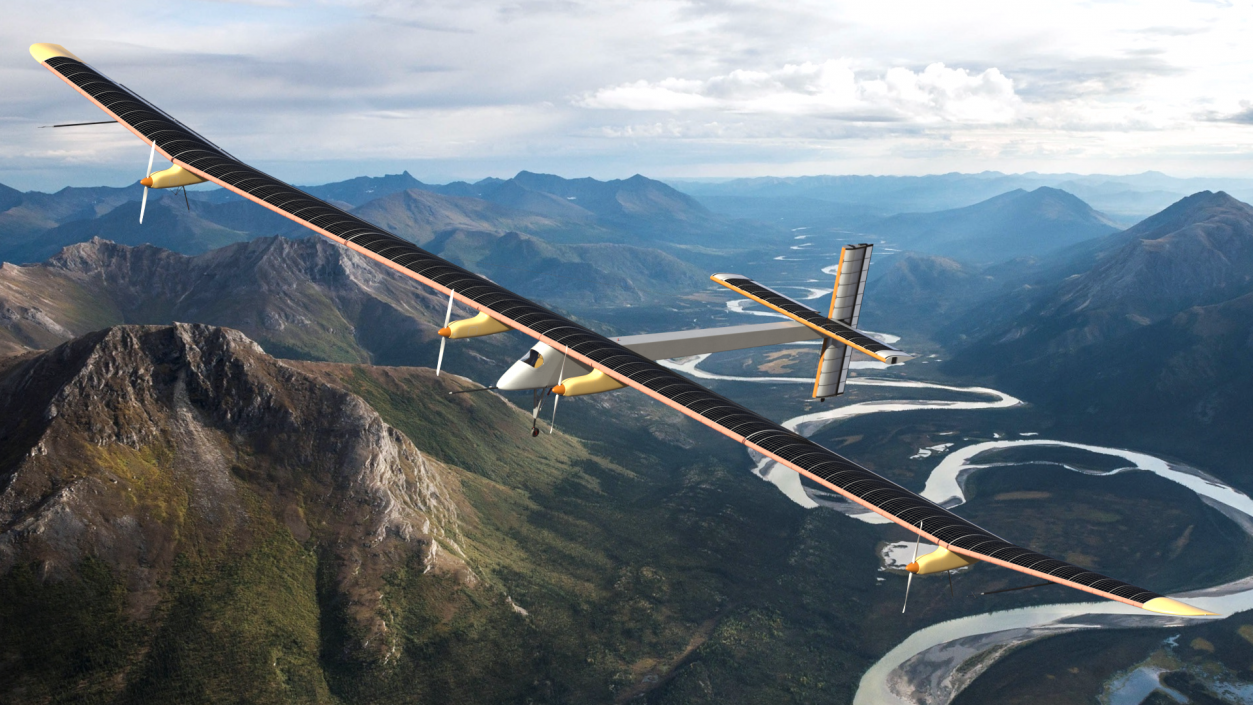 3D Solar Energy Airplane