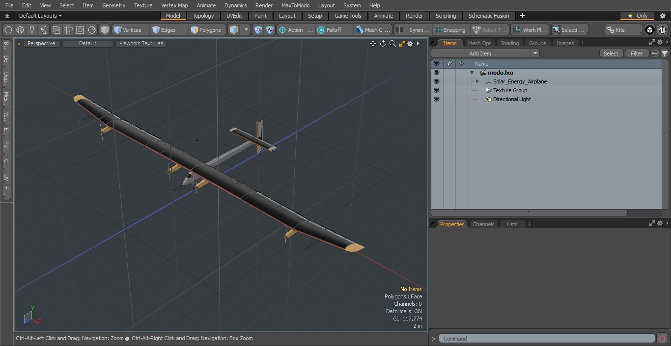 3D Solar Energy Airplane