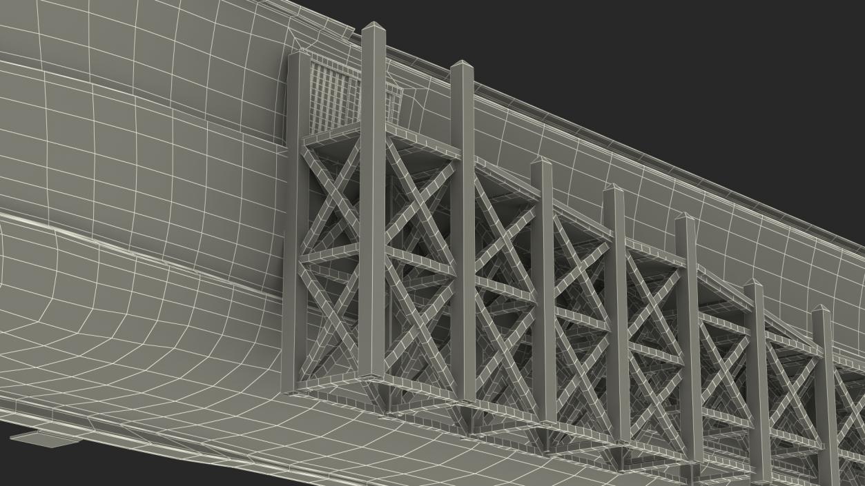 3D Noah Ark Cross Section Clear model