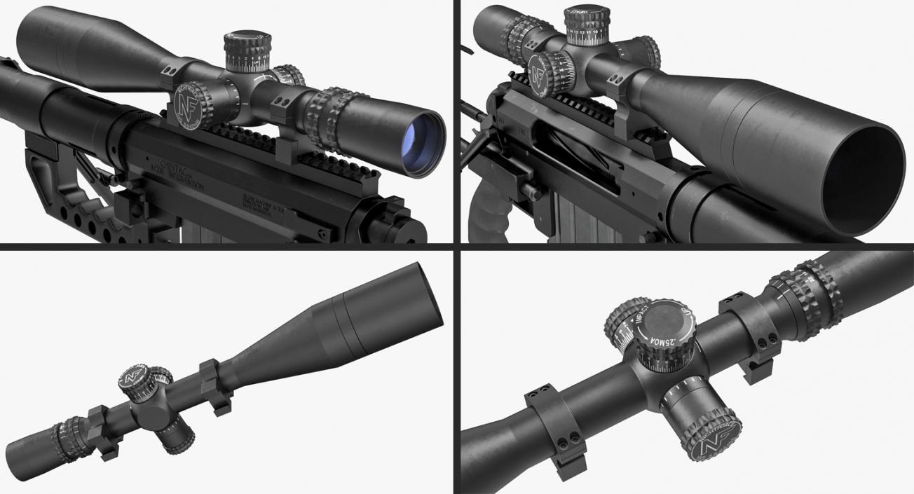 3D Sniper Rifle CheyTac Intervention M200 model