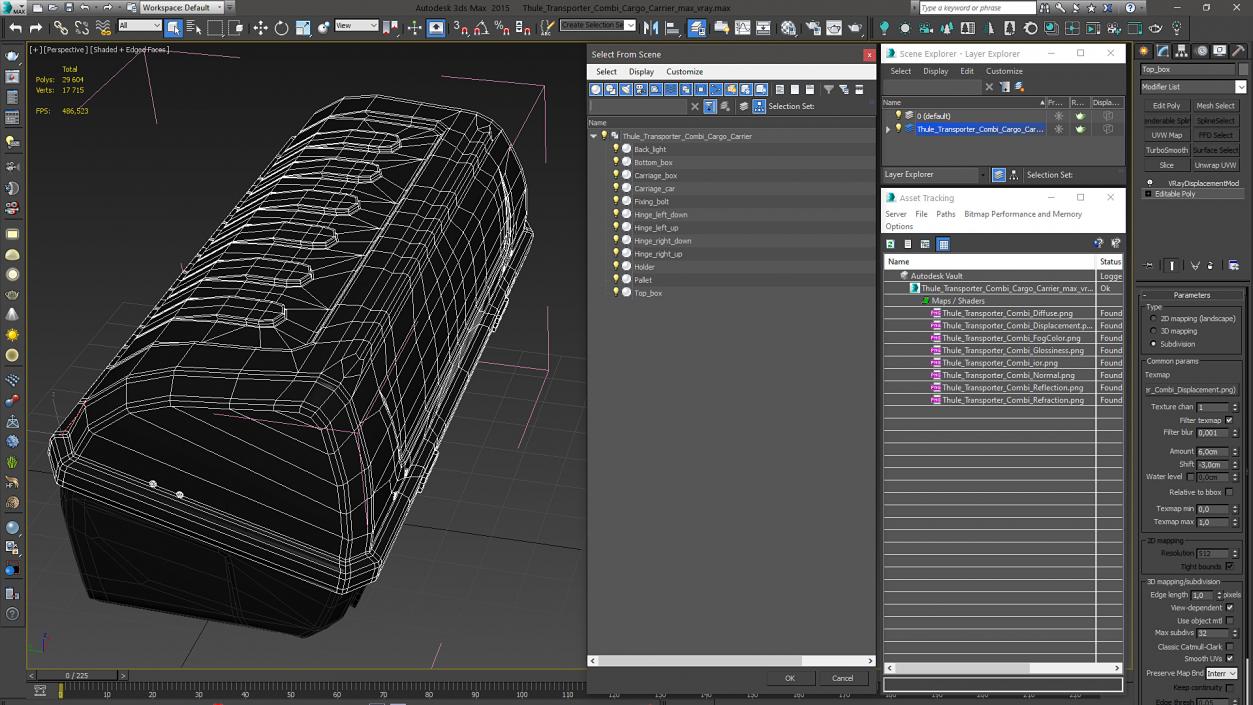 Thule Transporter Combi Cargo Carrier 3D