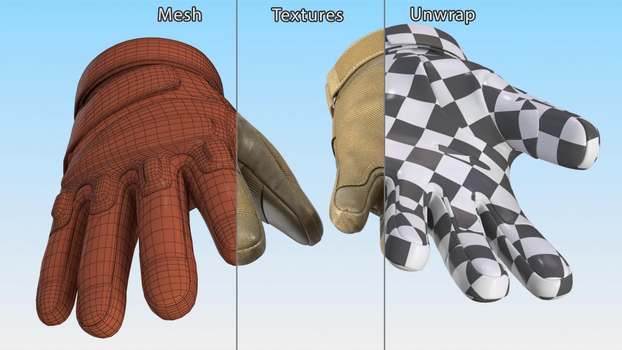 3D Tactical Military Gloves 3