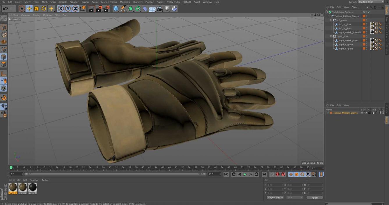 3D Tactical Military Gloves 3