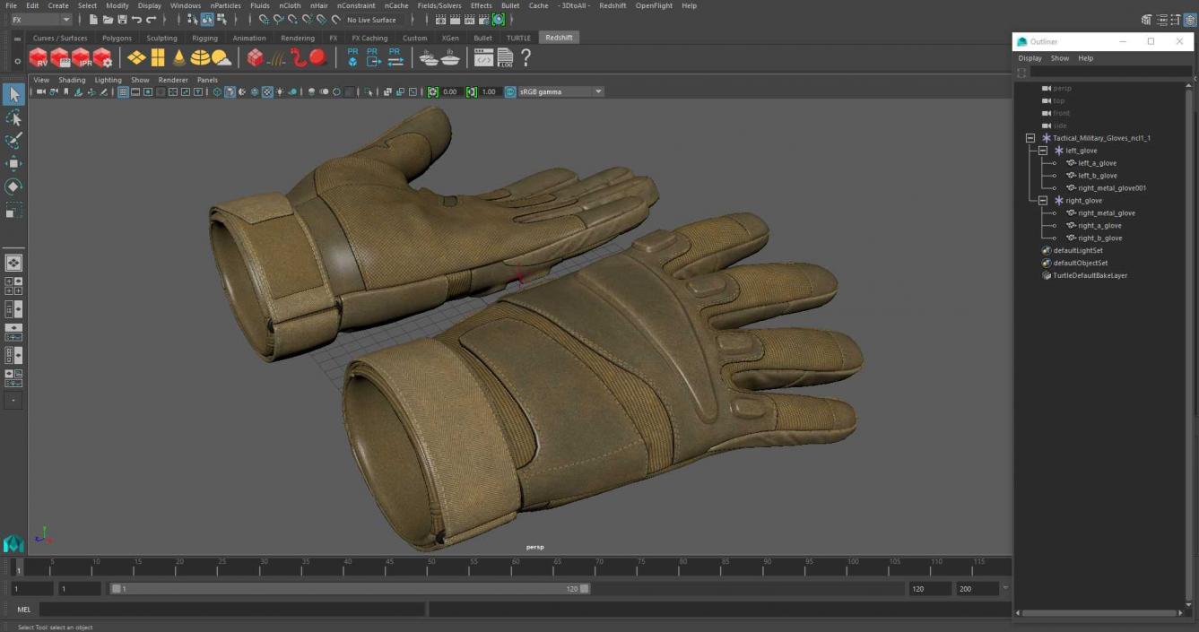 3D Tactical Military Gloves 3