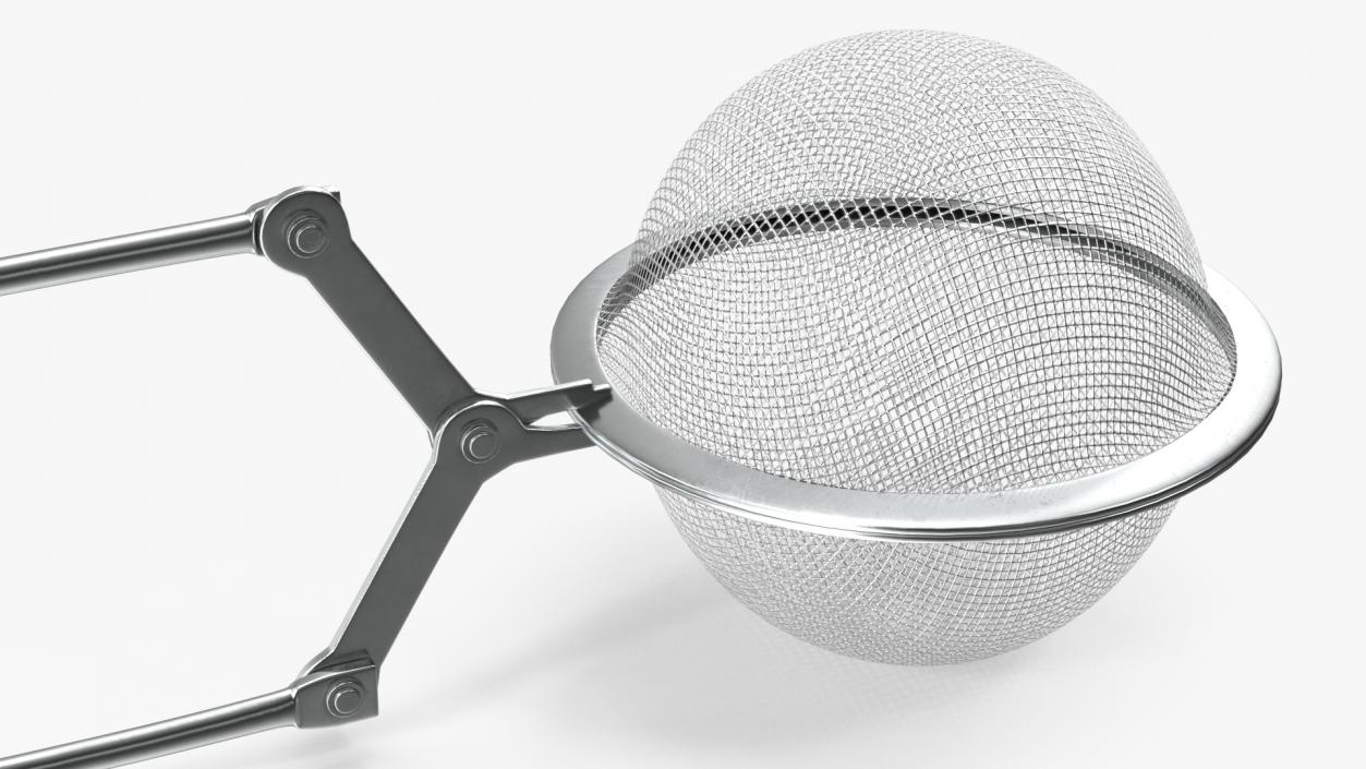 Mesh Tea Ball Strainer with Handle 3D model