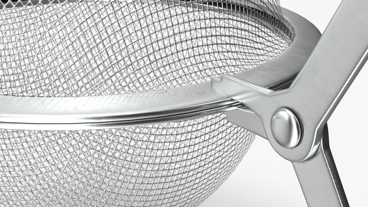 Mesh Tea Ball Strainer with Handle 3D model