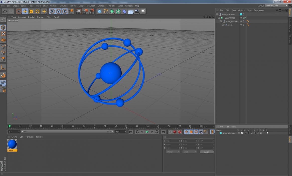 3D Orbital Model of Atom