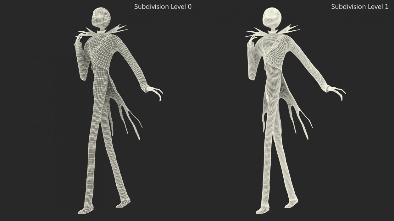 Character Jack Skellington Walking 3D model