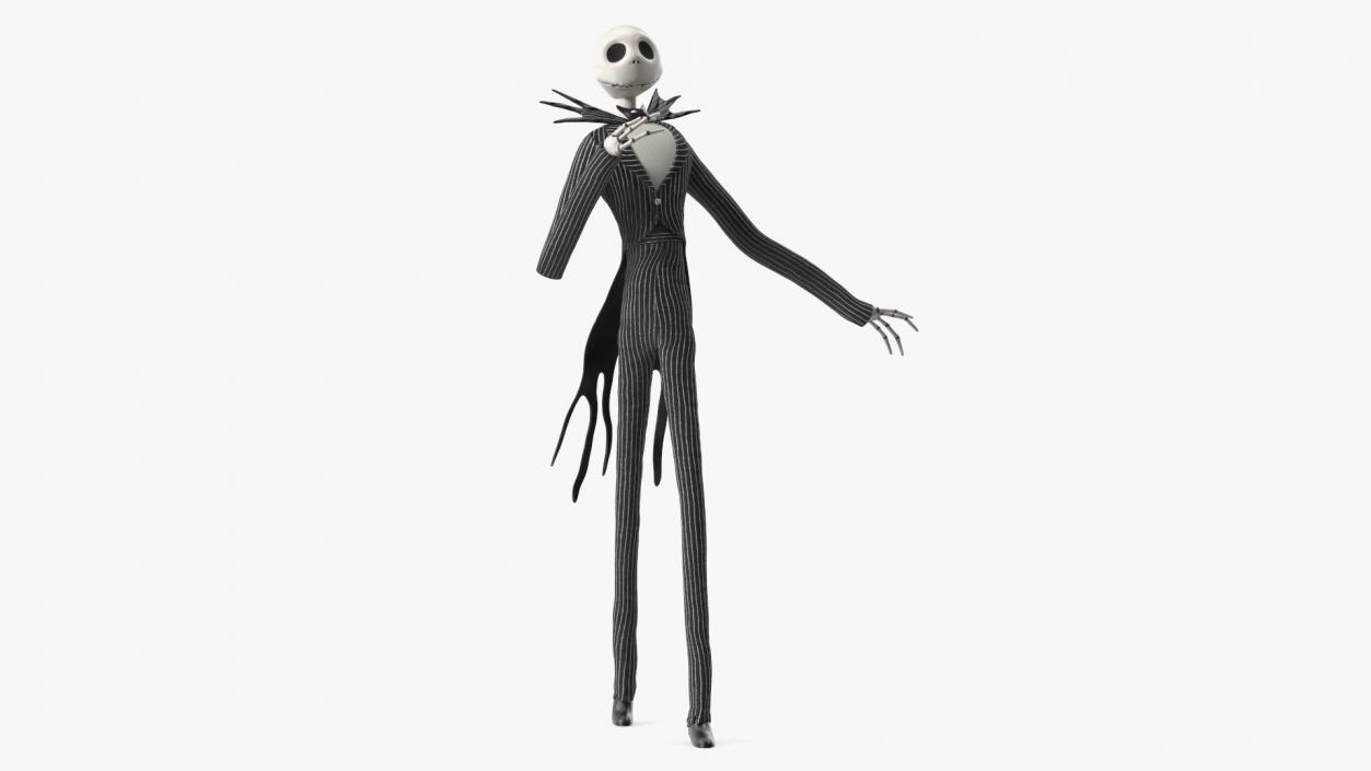 Character Jack Skellington Walking 3D model